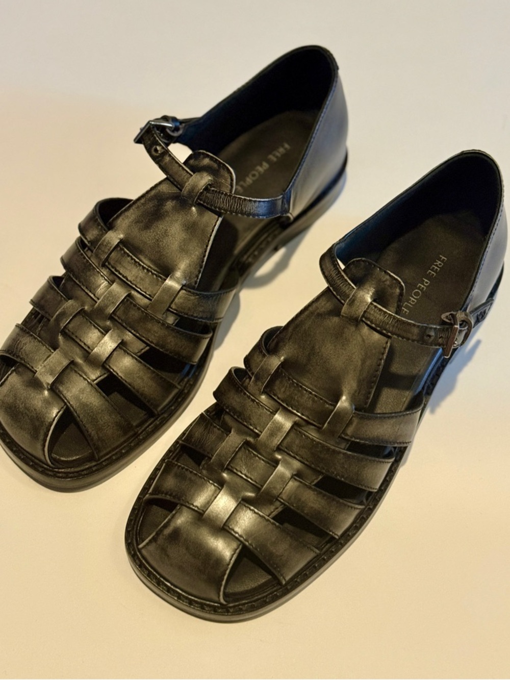 FREE PEOPLE Willow Leather Fisherman Sandals NWT - Picture 5 of 16